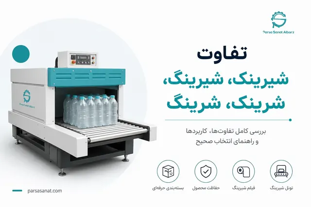 تفاوت شیرینک و شیرینگ در بسته‌بندی صنعتی